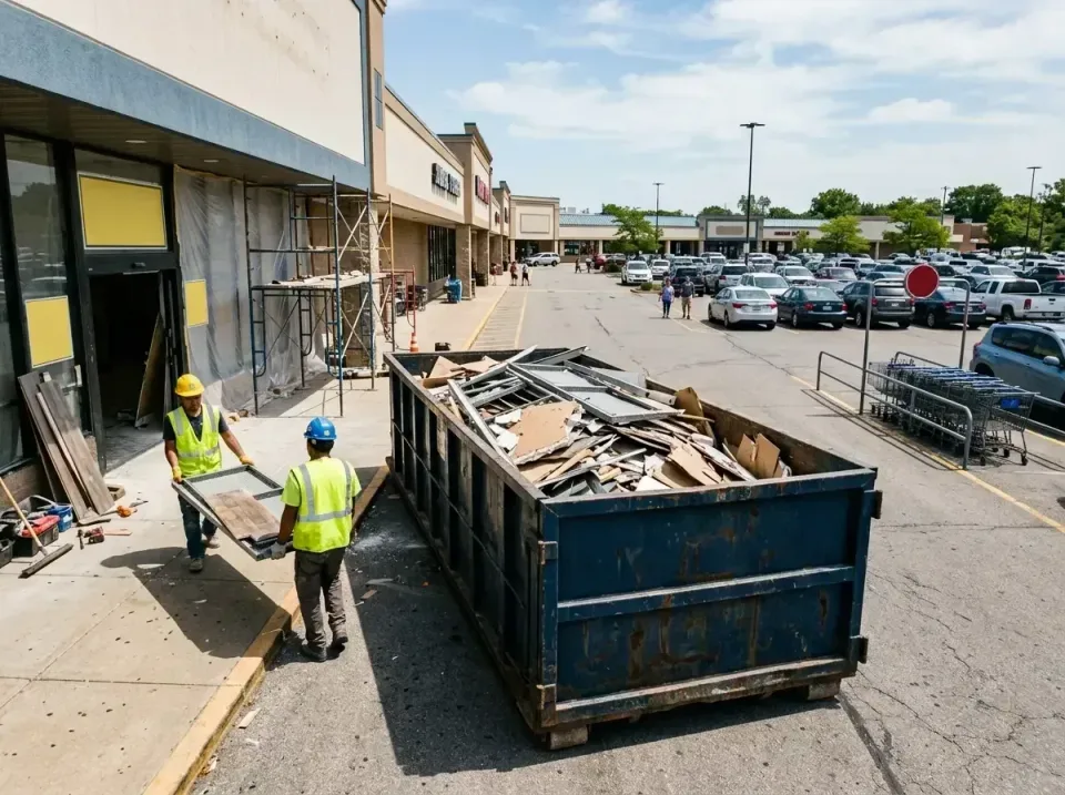 retail-store-renovation-debris-003 — frequently asked questions, Roll-off Dumpster Rentals in Wolf Lake, MI